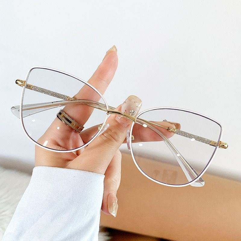 2025 New Trend Products Block UV Glasses Optical Glasses square Frame Metal Frames for Women and Men 1pc