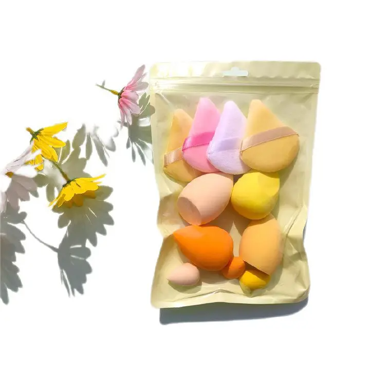 11Pcs Cosmetic Puff Makeup Sponge Blender Beauty Egg Foundation Sponges Powder Puff Women Make Up Accessories Beauty Tools