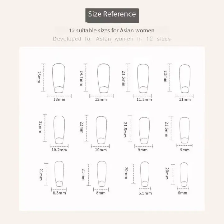 New model spicy girl nail stickers wild berry red sweet cool spicy girl show white jam jump color short 24 pieces wearable nail stickers
