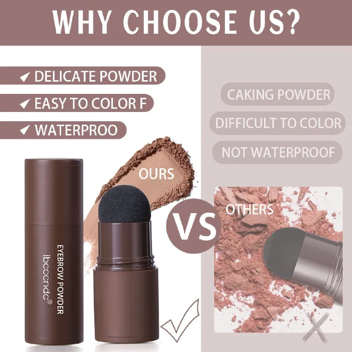 Stamp eyebrow powder set Lazy eyebrow powder stick hairline contouring eyebrow powder