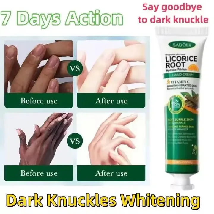 Fast Whitening Dark Knuckles Brighten Hand Cream Melanin Corrector Moisturizing Intense Stains Remover Cosmetics Skin Care