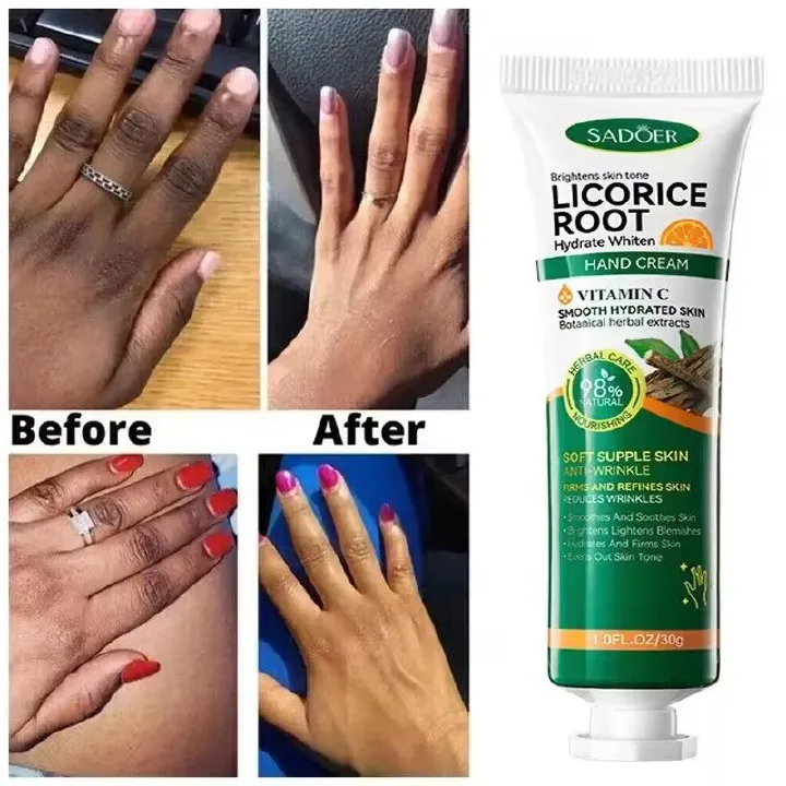 Fast Whitening Dark Knuckles Brighten Hand Cream Melanin Corrector Moisturizing Intense Stains Remover Cosmetics Skin Care