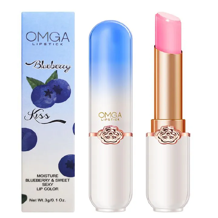 1pcs Women Lip Balm Crystal Temperature Change Lipstick Girl Moisturizing LongLasting Lip Gloss Makeup Lip Care Repair Cosmetic Change Beauty Makeup Beauty