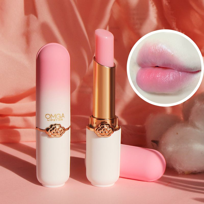 1pcs Women Lip Balm Crystal Temperature Change Lipstick Girl Moisturizing LongLasting Lip Gloss Makeup Lip Care Repair Cosmetic Change Beauty Makeup Beauty