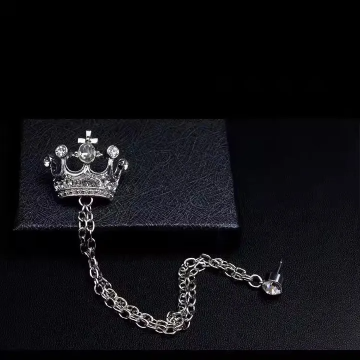 1pc Fashionable Gentleman's Tassel Brooch for Woman and Man, Suit, Shirt, Flap Pin, Retro Wedding Dinner Jewelry Accessories