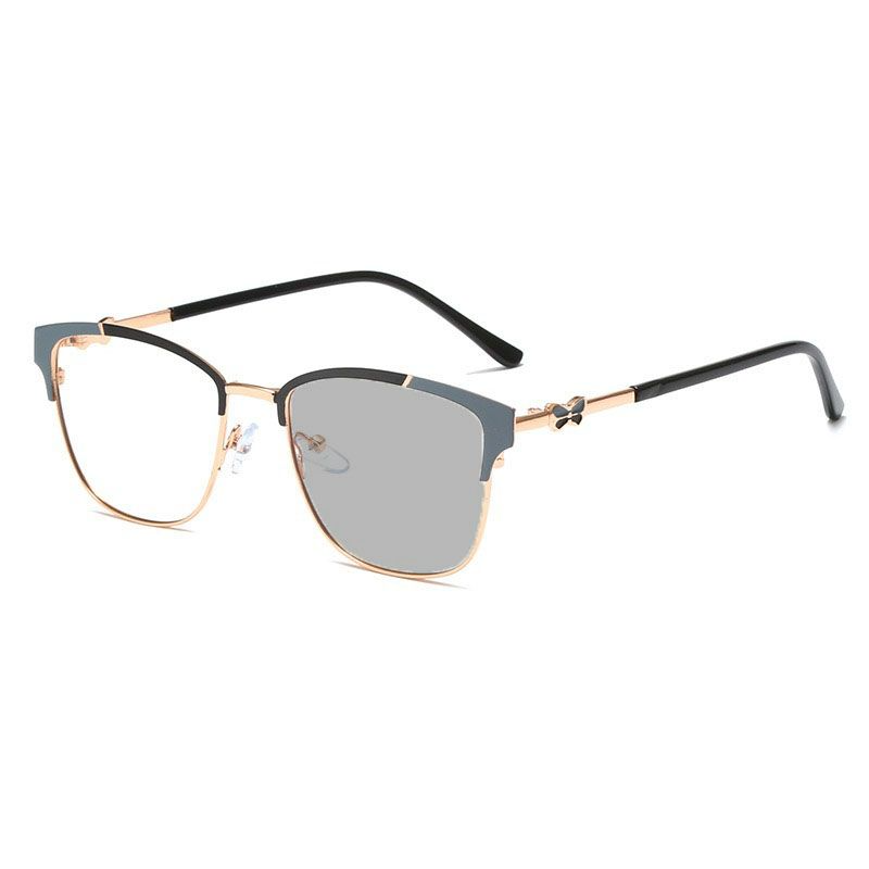 Hot Selling Fashion Metal Anti Blue Light Glasses Frame Luxury Crystal Cat Eye Female Eyeglasses Frames photochromic sunglasses