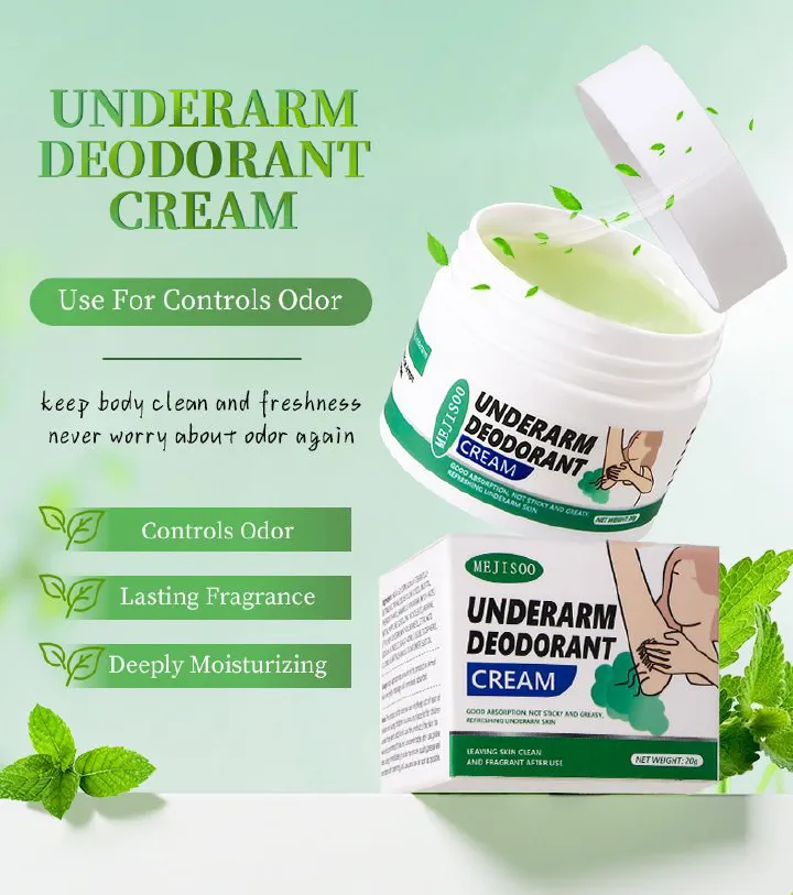 Natural Deodorant Cream, Aluminum Free Deodorant for Women or Men For Private Parts Gives you gentle, effective, and long lasting protection and attraction for Date, Work, Party, Daily life