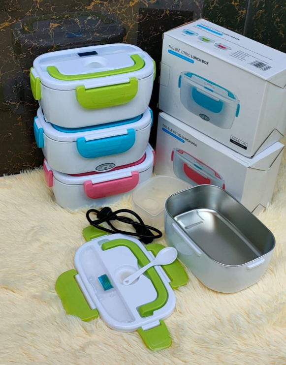 Electric Lunch Box Portable Lunch Dish with Leakproof Lid