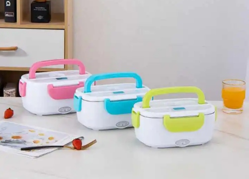 Electric Lunch Box Portable Lunch Dish with Leakproof Lid