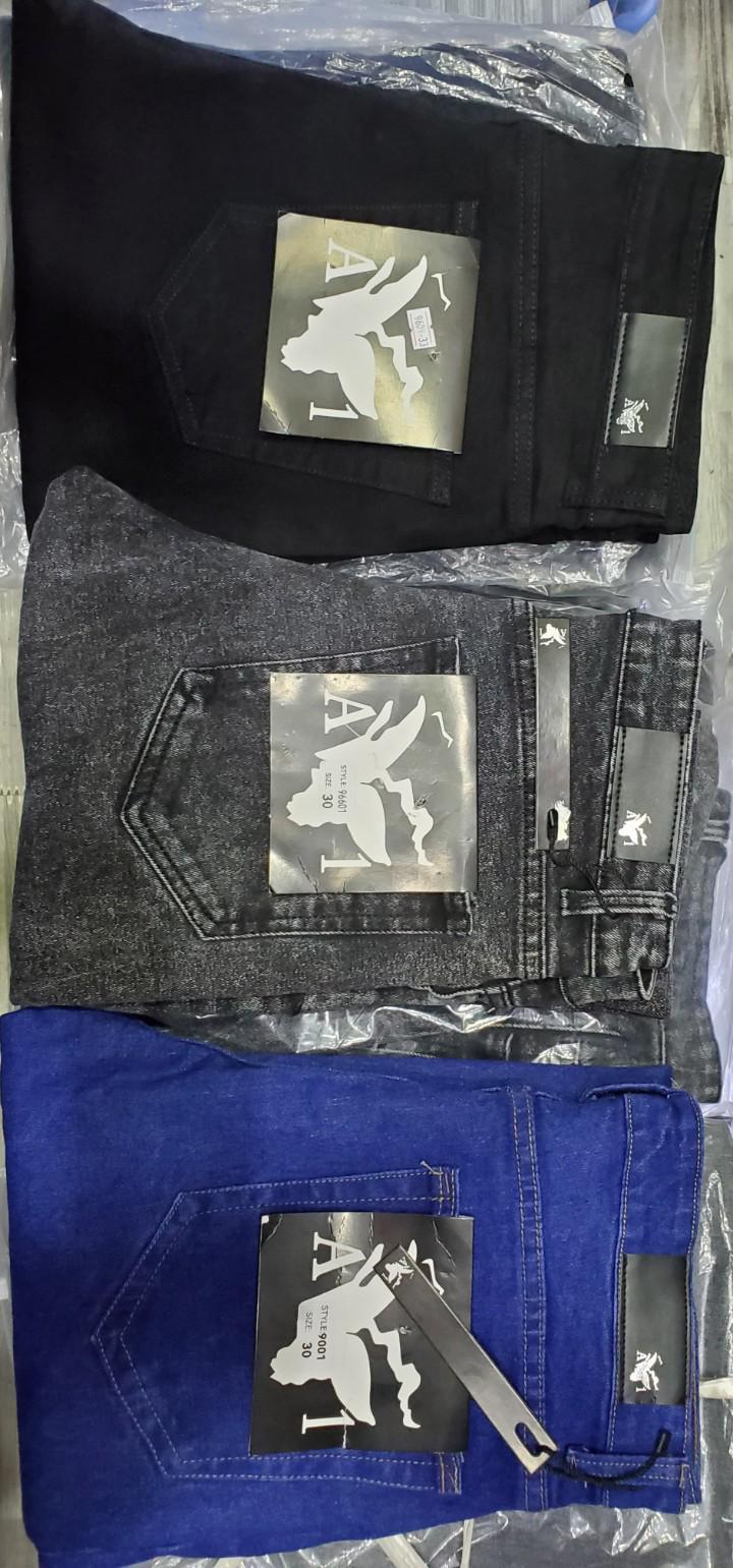 3Pcs Men slim fit jeans trousers ✅This men 3pcs trousers are high end quality and fashionable. They are slightly stretchy and fitting. Durable and suitable in all seasons. They are flexible with any o