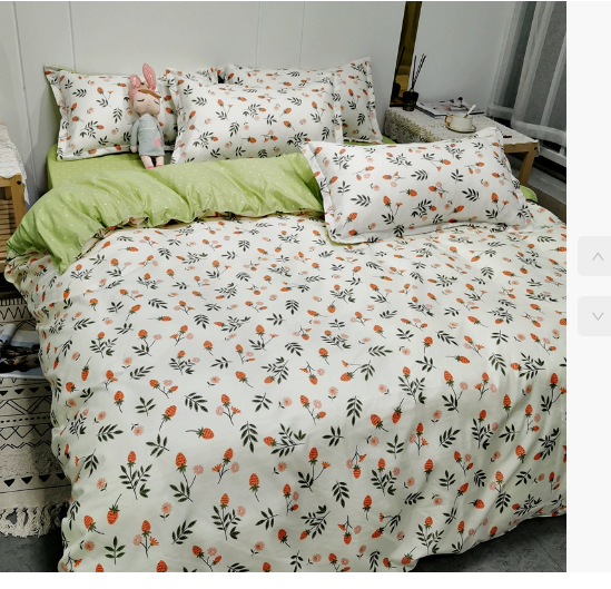 [Today's Special Offer] 4-piece bedding set - duvet cover set. Bedding set includes a quilt cover, a bed sheet, and 2 pillowcases.