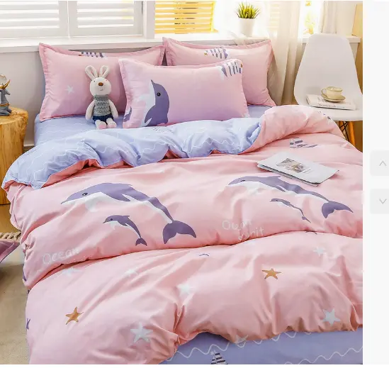 [Today's Special Offer] 4-piece bedding set - duvet cover set. Bedding set includes a quilt cover, a bed sheet, and 2 pillowcases.