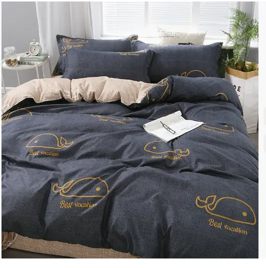 [Today's Special Offer] 4-piece bedding set - duvet cover set. Bedding set includes a quilt cover, a bed sheet, and 2 pillowcases.