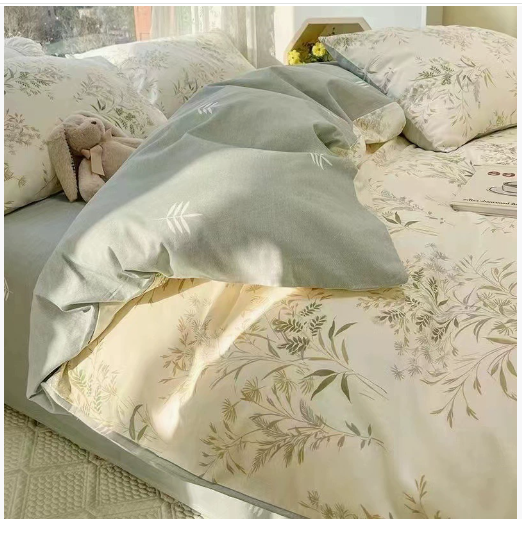 [Today's Special Offer] 4-piece bedding set - duvet cover set. Bedding set includes a quilt cover, a bed sheet, and 2 pillowcases.