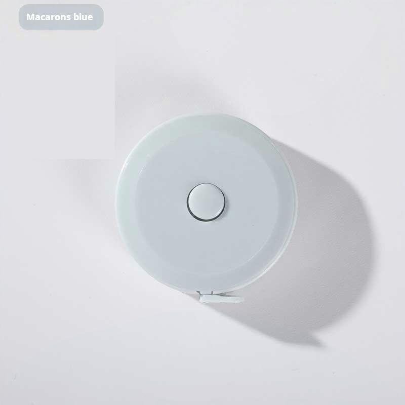 Colorful Retractable Tape Measures, Cute Design, Portable, for Body Measurement, Sewing, Fashion, Lightweight, Durable, Multiple Colors，The item whith (WHITE1+LIGHT BULE1) / BAG