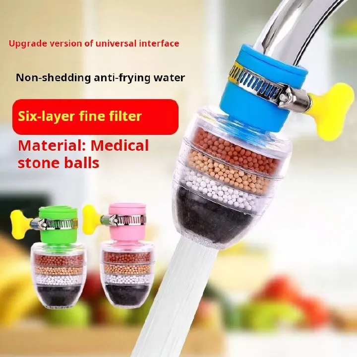A faucet water filter is a miniature water - purification device directly installed on household faucets. It purifies tap water through internal filter layers, effectively removing suspended pollutan，