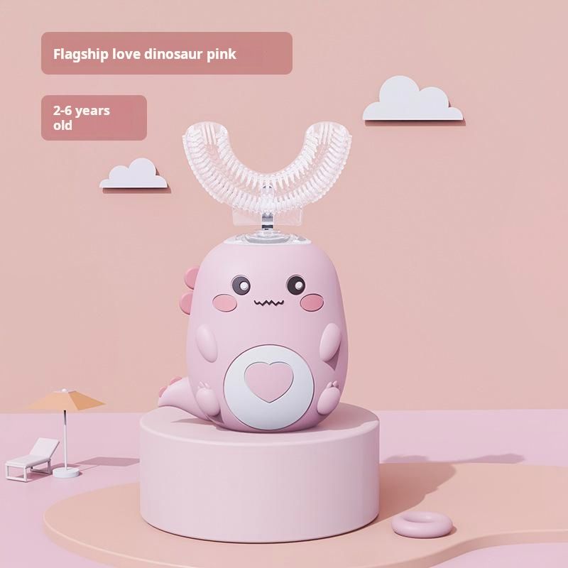 Children's U - shaped Electric Toothbrush, Cartoon - styled, Make Kids Love Brushing Teeth, Oral Hygiene for Kids, Colorful Design, U - shaped Brush Head