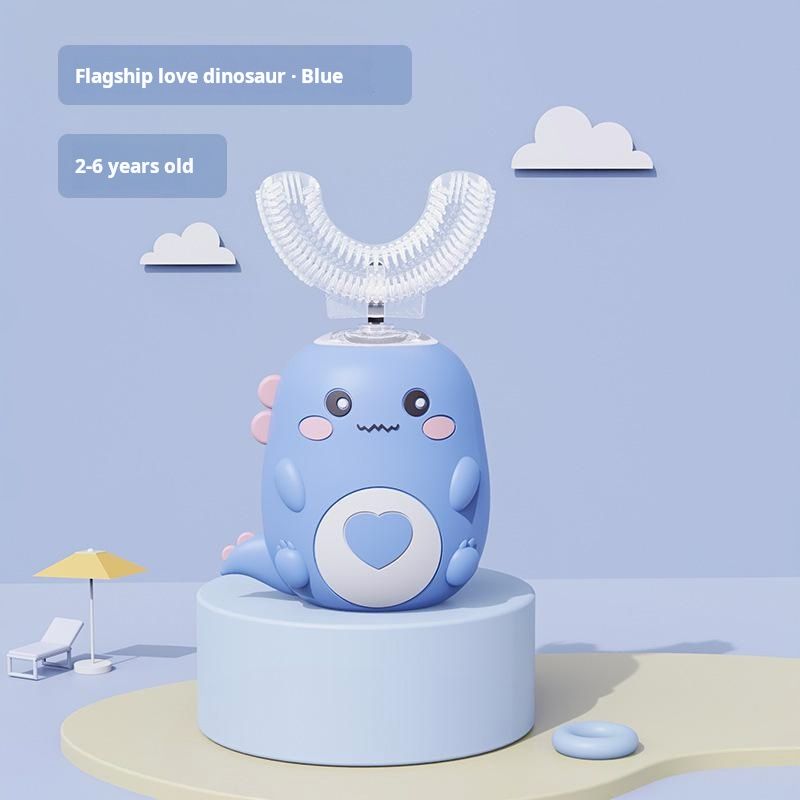 Children's U - shaped Electric Toothbrush, Cartoon - styled, Make Kids Love Brushing Teeth, Oral Hygiene for Kids, Colorful Design, U - shaped Brush Head