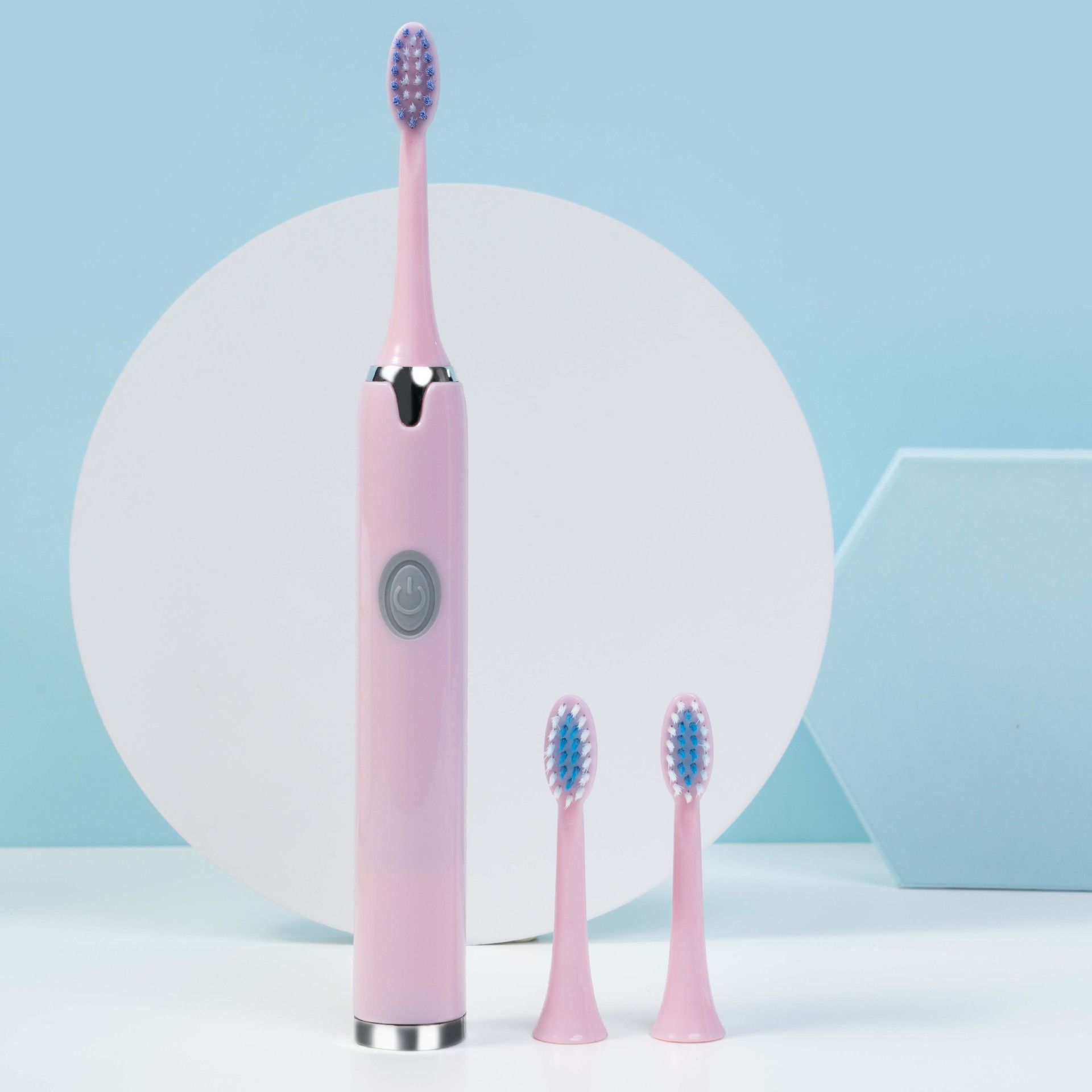 Electric Toothbrush, Smart White Series, Personal Oral Care, Multiple Colors (Blue/Pink), Popular Online, High Sales Volume , Gift - boxed, Includes Brush Heads and Batteries