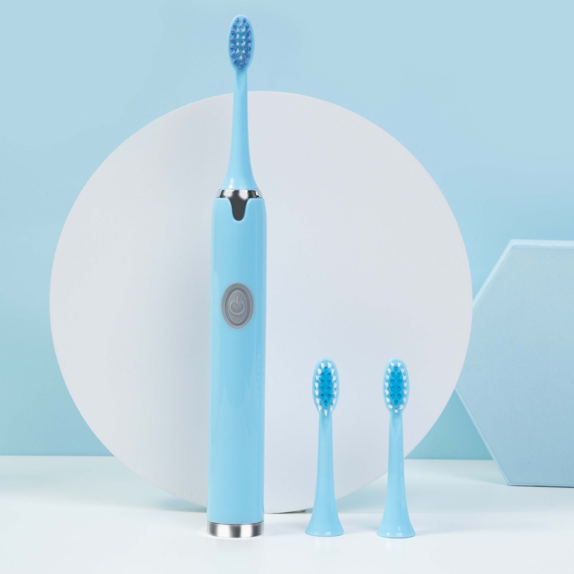Electric Toothbrush, Smart White Series, Personal Oral Care, Multiple Colors (Blue/Pink), Popular Online, High Sales Volume , Gift - boxed, Includes Brush Heads and Batteries