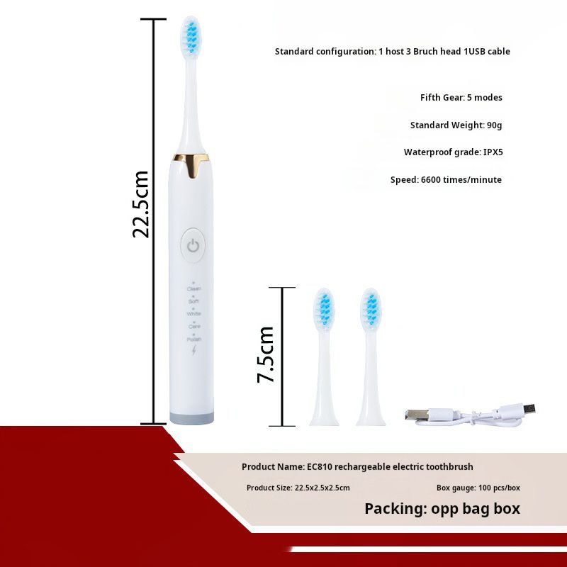 updated version,Sonic Electric Toothbrush, Soft Bristles, Noise Reduction Design, Smart Mouthguard, Comfortable to Use, Multiple Modes (Clean/Soft/White/Glow), 37000 Vibrations per Minute,