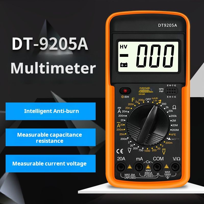 Digital Multimeter, 32 Functional Ranges, New Upgrade, Full - function Tester, for Voltage, Current, Resistance, Auto Power Off, CE Certified, Portable Electrical Tester, Accurate Measurement