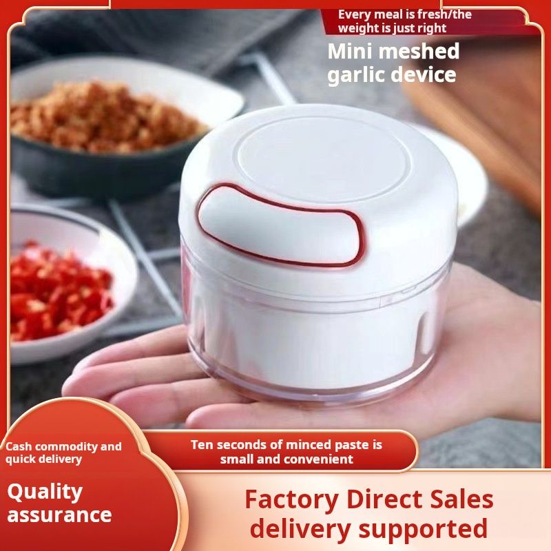 Manual garlic masher, garlic - pounding artifact, garlic - chopping crusher, household garlic - mashing tool, kitchen baby - food making gadget, pull - type garlic cutter, quality guaranteed