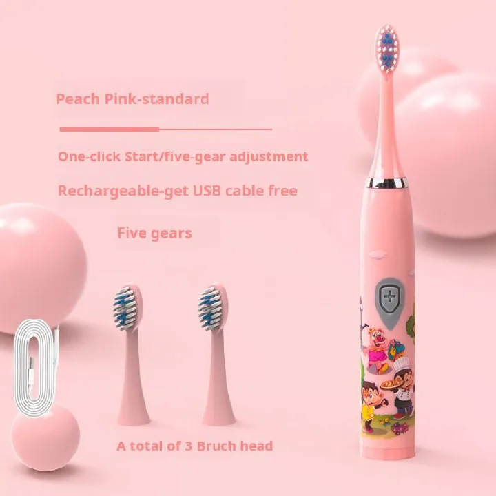 Smart Whitening Sonic Electric Toothbrushes. They offer personal quality oral care. With an IPX7 waterproof rating, they're ideal for students and couples. The bristles are soft.