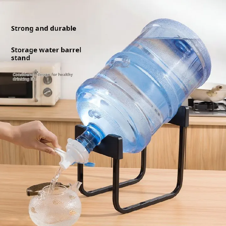 This detachable water bucket stand is a new - style drinking aid. It supports large water buckets upside - down for easy access, sparing you from heavy lifting. Excluding the bucket