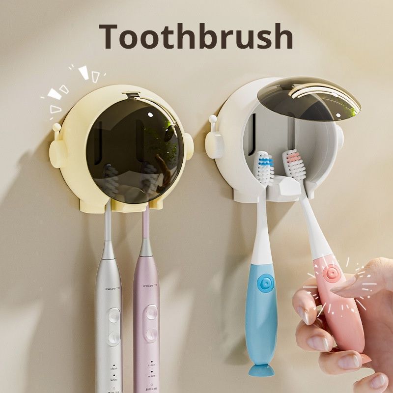 Astronaut - shaped toothbrush holders are trendy bathroom accessories. Usually wall - mountable without drilling holes, they're made of durable materials like ABS plastic. Available in various colors。
