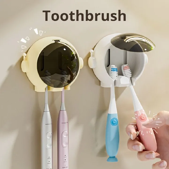 Astronaut - shaped toothbrush holders are trendy bathroom accessories. Usually wall - mountable without drilling holes, they're made of durable materials like ABS plastic. Available in various colors。