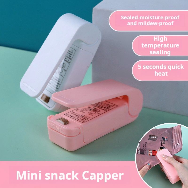 Portable plastic bag sealer. It uses a 509 heating wire and adopts double-layer vacuum heating. This is a high-quality imported product that can be used to seal plastic bags