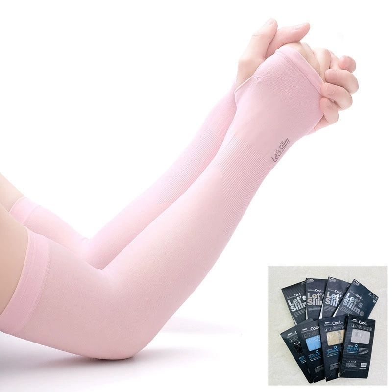 Cooling type sun protection sleeves, consisting of 4 pairs in total, including 1 pair each in grey, white, black and pink. Suitable for both men and women. Perfect for summer use.