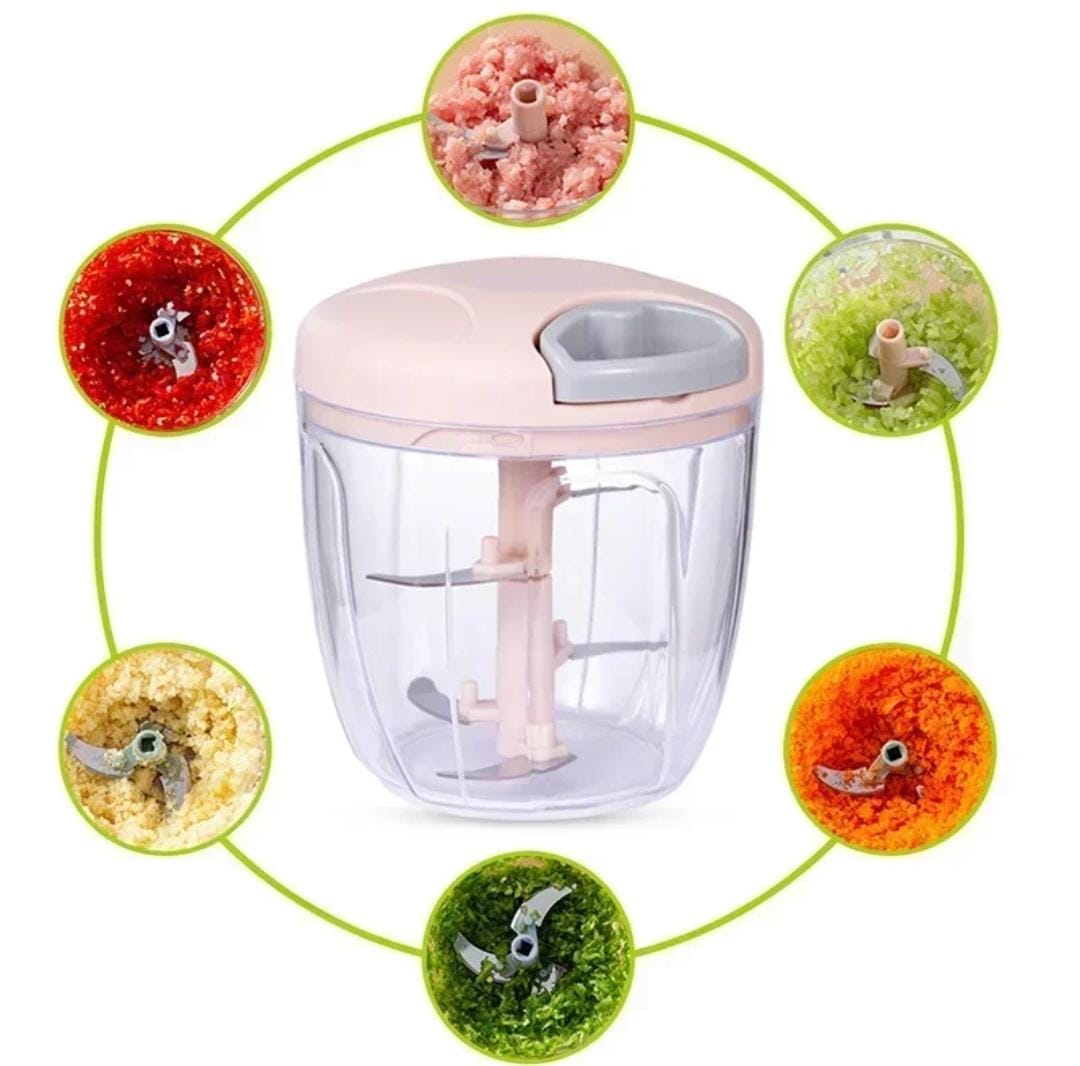 Manual pull  food chopper/cutter , 900ml Big size -  Grinder, OR Mincer And Vegetable Chopper Kitchen & Dining room appliances.