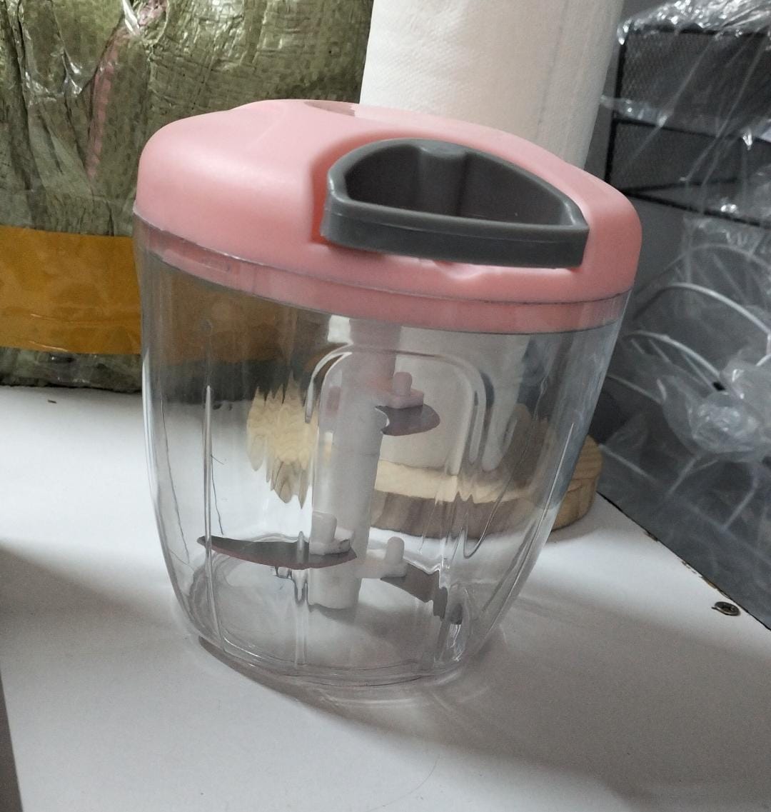 Manual pull  food chopper/cutter , 900ml Big size -  Grinder, OR Mincer And Vegetable Chopper Kitchen & Dining room appliances.