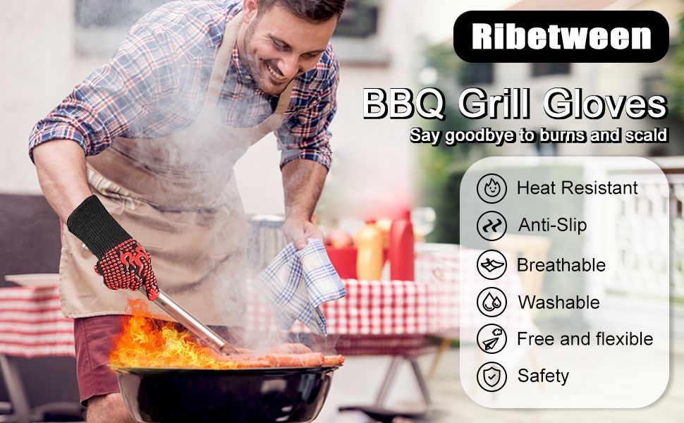 BBQ Heat Resistant Gloves