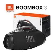 JBL Boombox Black Portable Bluetooth Speaker with Massive Sound, Deepest Bass, IPX7 Waterproof, 24H Playtime, PartyBoost