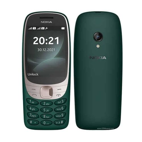 Nokia 6310 (2021) Dual Sim, Torch, Camera, FM Radio, MP3 Player- Green