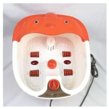 Electric Foot Bath Massager For Spa/home, Foot Bath Massage with Bubbles , Electric Heated Bath, Automatic Massage Rollers, Vibration, Bubbles