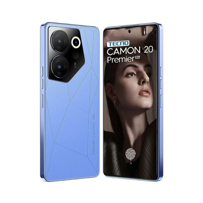 Refurbished Tecno CAMON 20 Premier 5G  512GB ROM 8GB RAM 6.67" HD+ 120HZ Refresh Rate Screen 5000mAh Phones Dual SIM 5G Network 108MP AI Camera Smart Phones