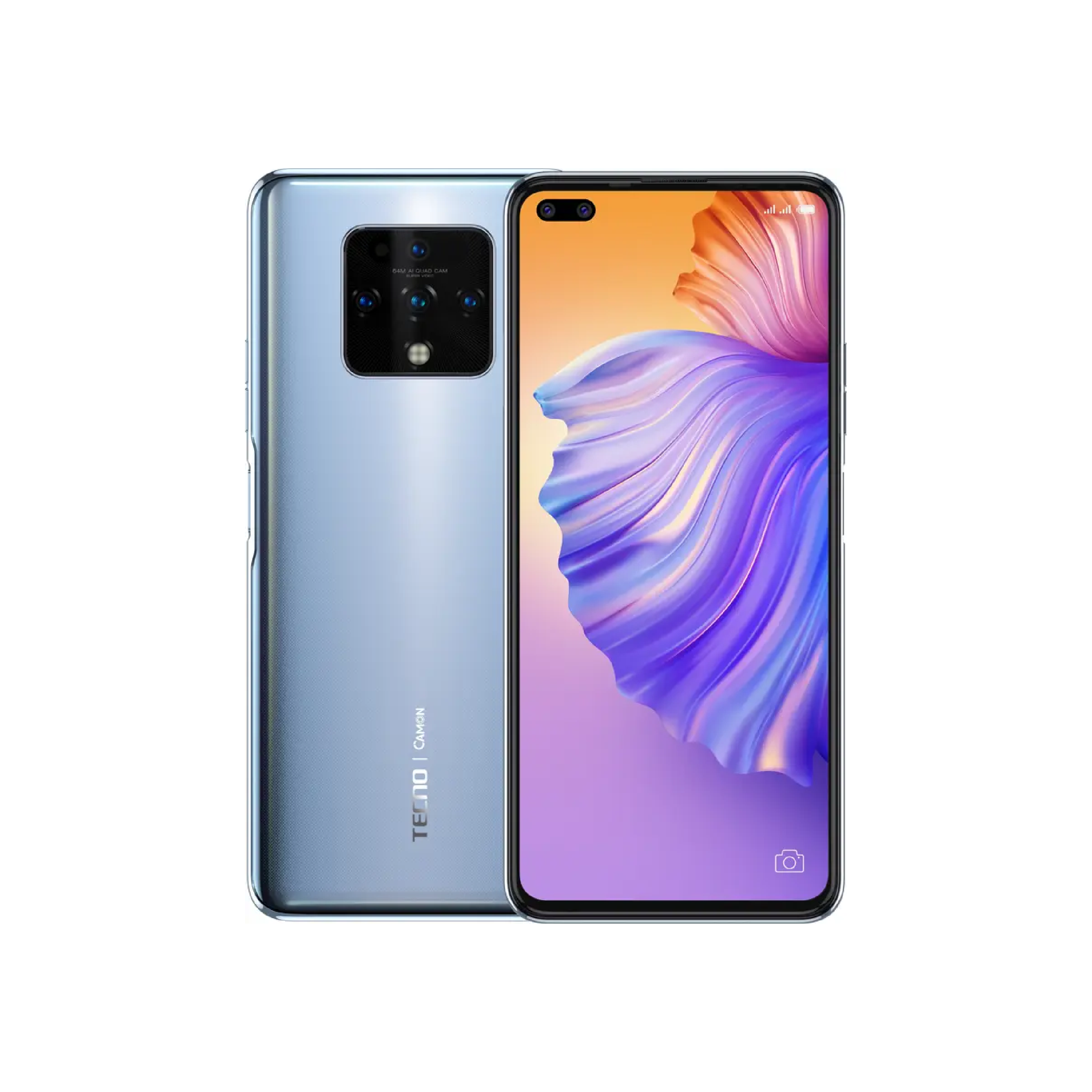 Refurbished Tecno CAMON 16 PREMIER 8GB RAM 128GB ROM 6.9'' 4500mAh 8MP+64MP Camera(Dual Sim) Android Smartphones/ Mobile phones