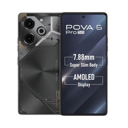 Refurbished Tecno POVA 6 Pro 5G 8GB/12GB RAM 256GB ROM 6.78'' 6000mAh 32MP+108MP Camera(Dual Sim) Android Smartphones/ Mobile phones