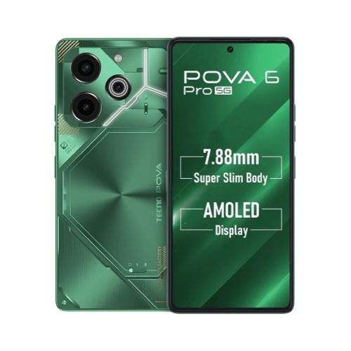 Refurbished Tecno POVA 6 Pro 5G 8GB/12GB RAM 256GB ROM 6.78'' 6000mAh 32MP+108MP Camera(Dual Sim) Android Smartphones/ Mobile phones