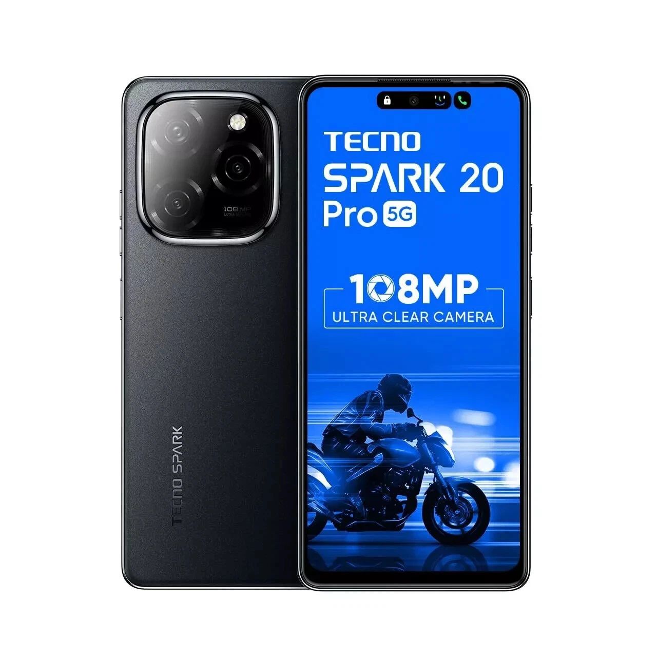 Refurbished Tecno Spark 20 Pro 5G 8GB RAM 256 ROM 6.78'' 32MP+108MP Camera 5000mAh (Dual SIM) Android Smartphones/ Mobile Phones