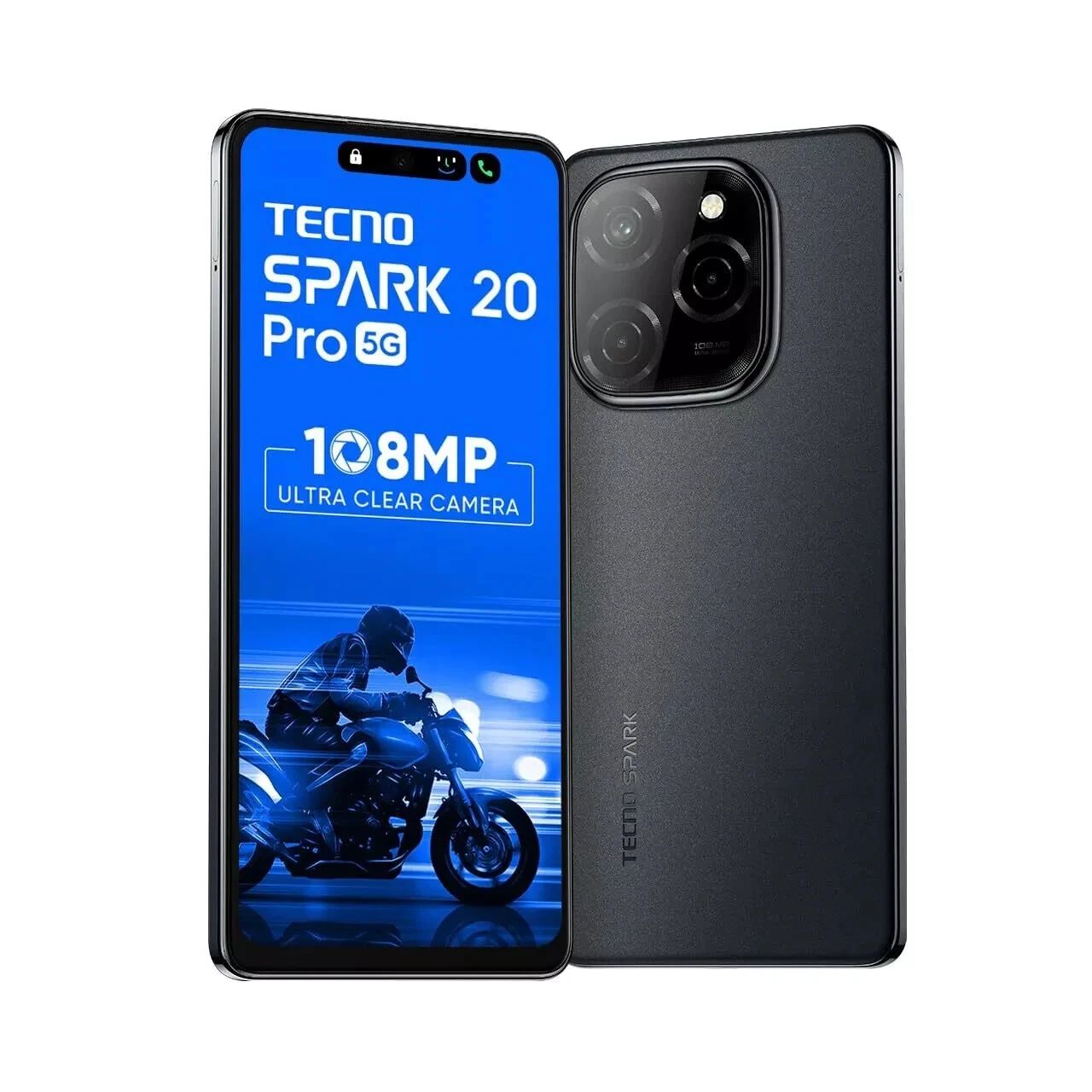 Refurbished Tecno Spark 20 Pro 5G 8GB RAM 256 ROM 6.78'' 32MP+108MP Camera 5000mAh (Dual SIM) Android Smartphones/ Mobile Phones