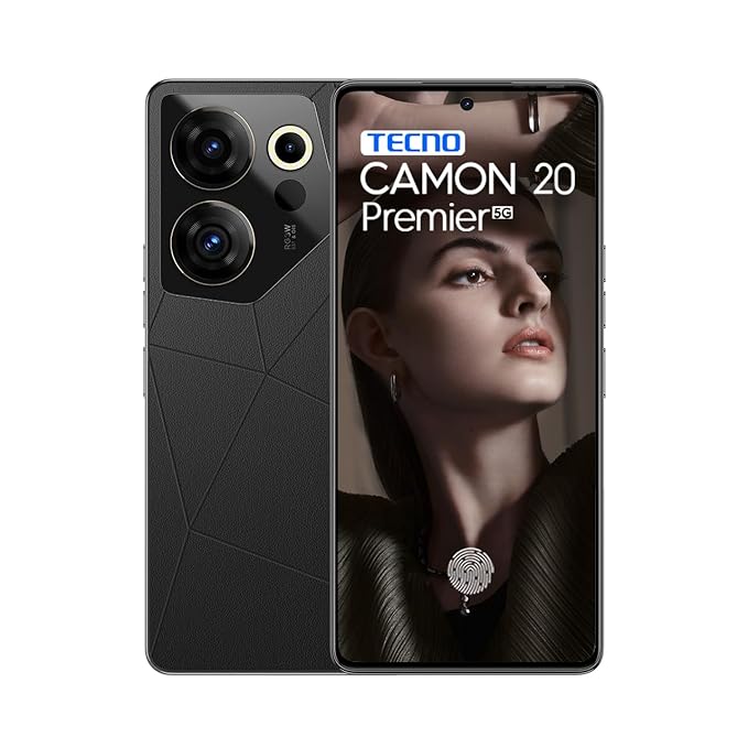 Refurbished Tecno CAMON 20 Premier 5G  512GB ROM 8GB RAM 6.67" HD+ 120HZ Refresh Rate Screen 5000mAh Phones Dual SIM 5G Network 108MP AI Camera Smart Phones
