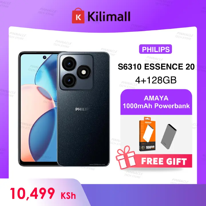 【Buy 1 Get 1 Powerbank Free】Refurbished Philips S6310 Essence 20 4GB RAM 128GB ROM 6.5'' 5000mAh 8MP+13MP Camera Android phones/Mobile Phones+Amaya 1000mAh Powerbank