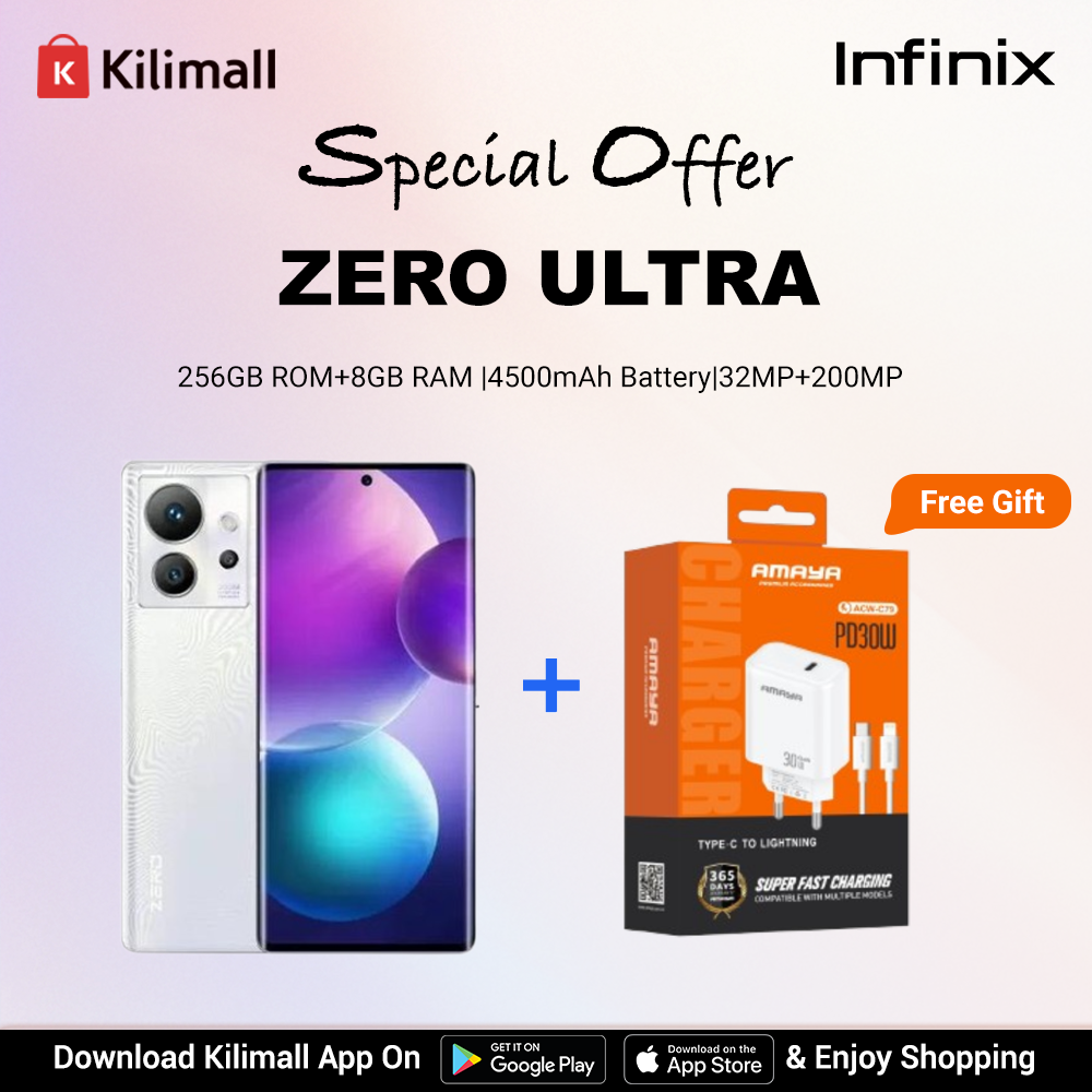 【Buy 1 Get 1 Charger Free】Refurbished Infinix Zero Ultra 8GB RAM 256GB ROM 6.8'' 4500mAh 32MP+200MP Camera (Dual SIM) Android Smartphones/ Mobile Phones.
