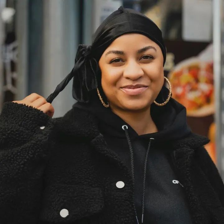 Best High Quality Unisex Black Men Women Silky Wave Durag