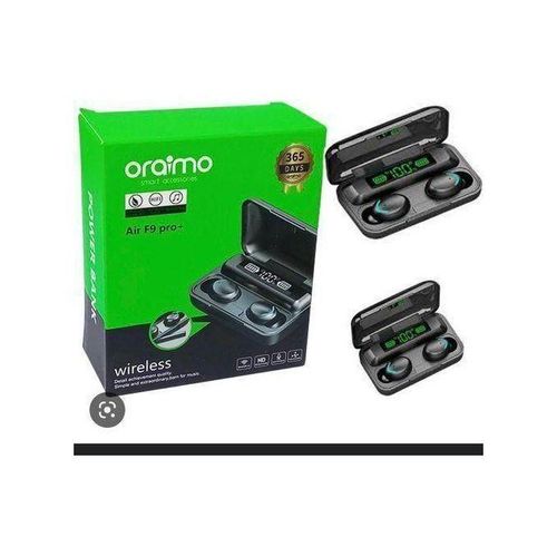 Oraimo Air F9 Pro+ WIRELESS EARBUD With 2200MAH PowerBank